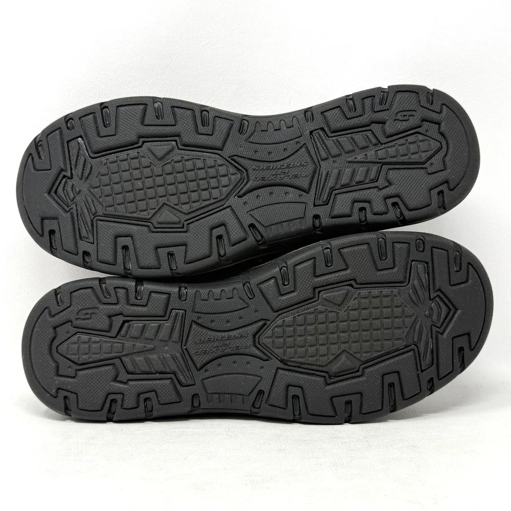 Skechers Gembel Relaxed Fit 64114 Mens Brown Leather Boat Deck Shoe‎ 8.5 Preppy